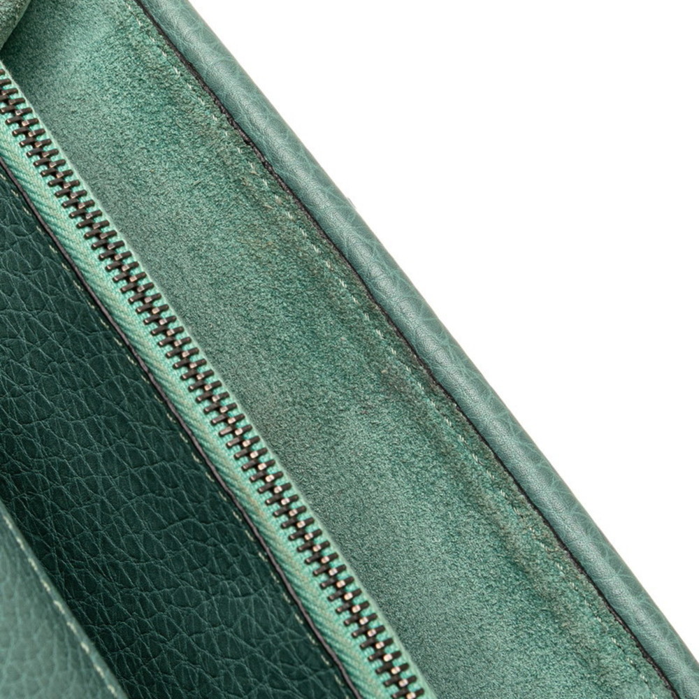 Valentino Rockstud Chain Shoulder Bag in Green Leather for Women. - Picture 6 of 10